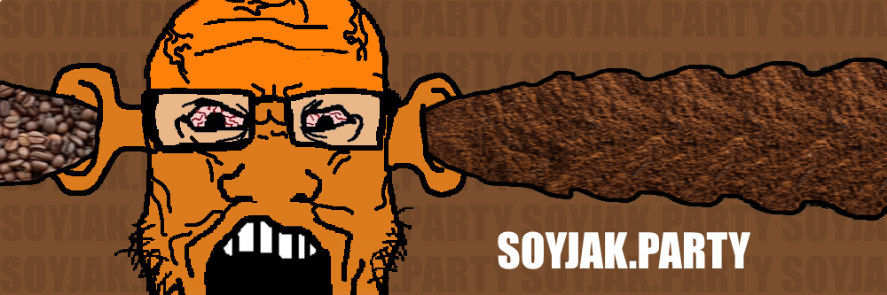 A banner for soyjak.party