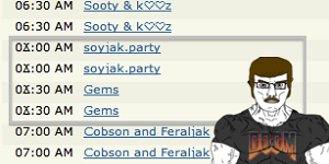 A banner for soyjak.party