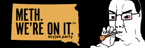 A banner for soyjak.party
