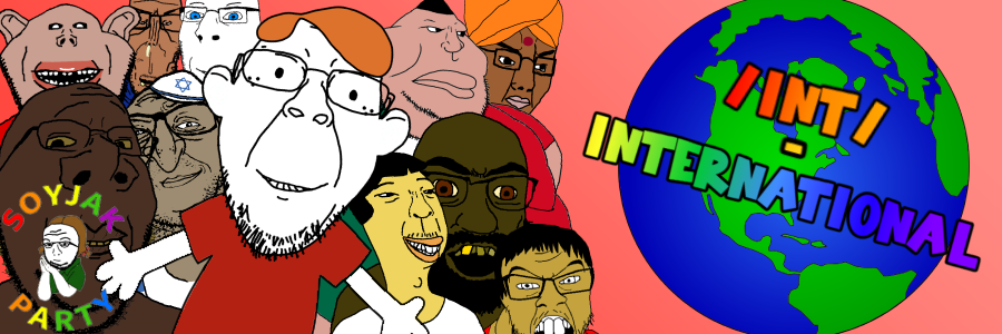 A banner for soyjak.party